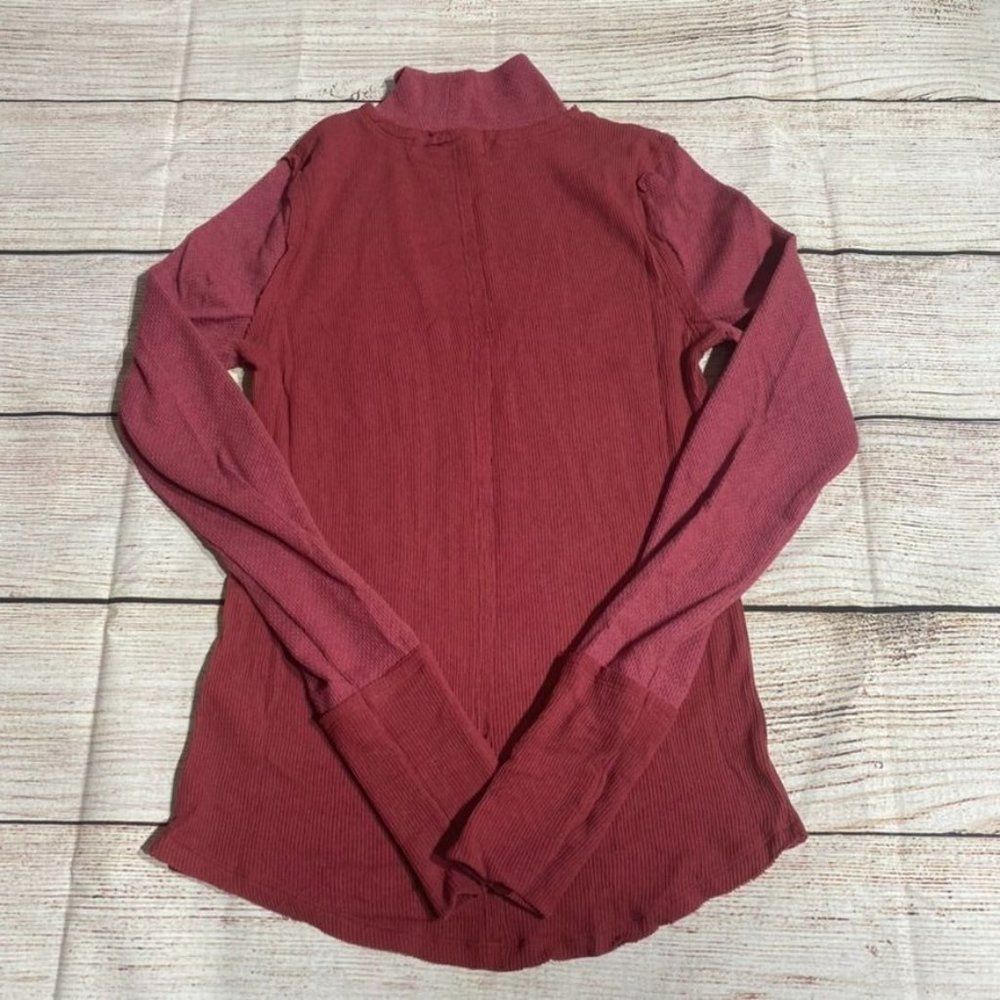 Free People Jojo Long Sleeve Thermal Shirt Size: Medium - Picture 4 of 5